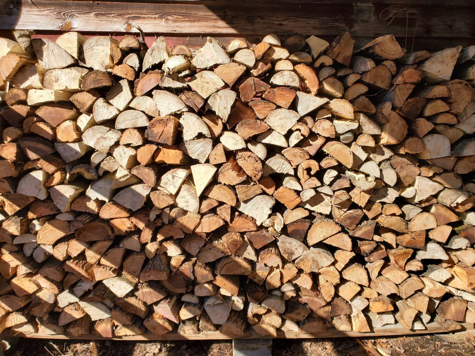 Stack of Premium Firewood